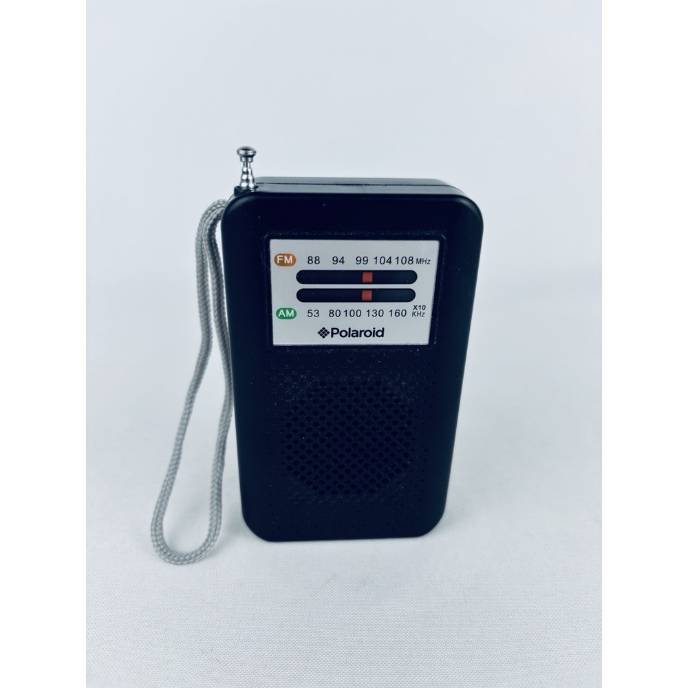 Polaroid Portable AM/FM Radio PR100 - Tested and Works - Pocket Size - Vintage